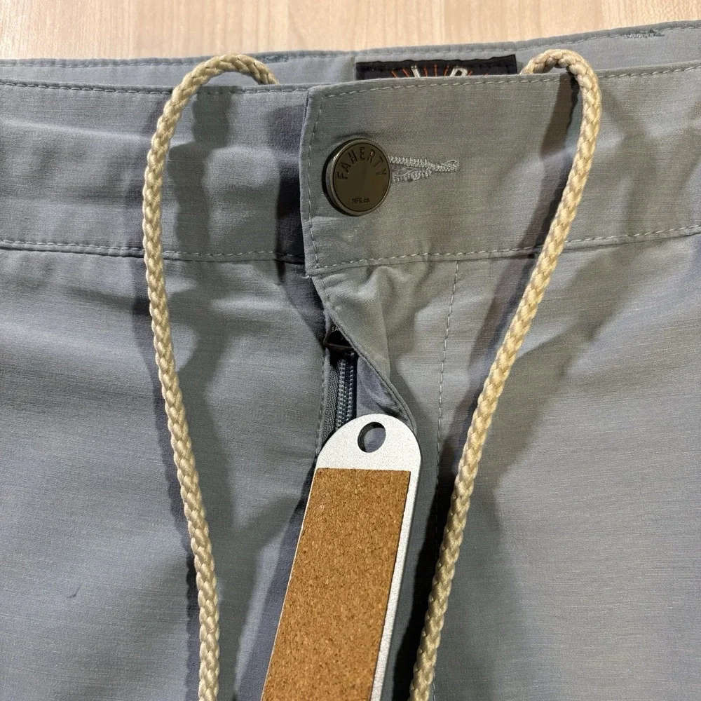 Faherty Shorts Mens 36 All Day Stretch Belt Loop Drawstring Chino 9